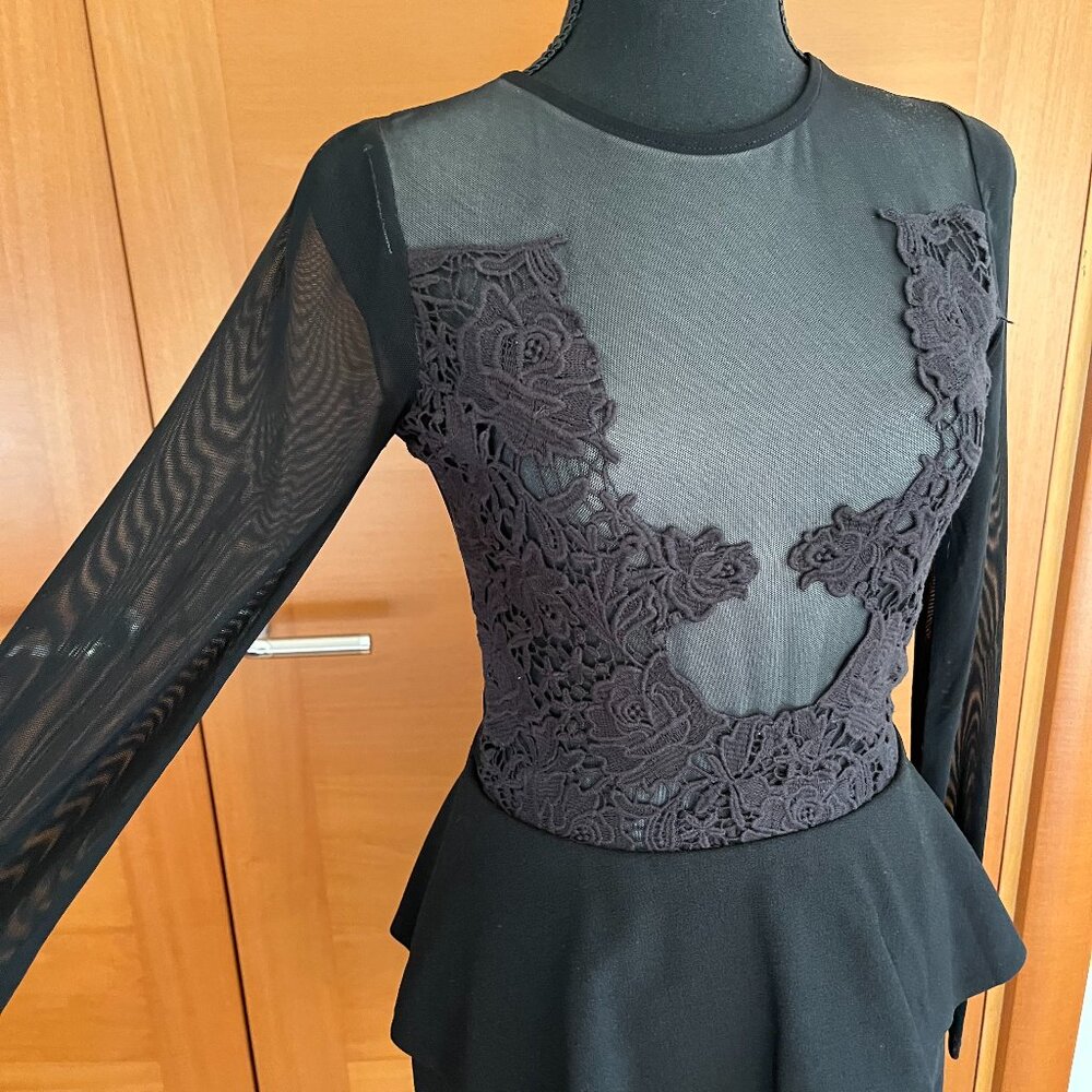 Sheer Mesh and Lace Boydcon Dress Size S New - Picture 2 of 3